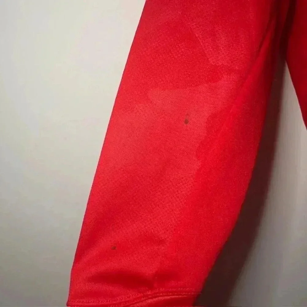 Red Nike Therma Boys Dri-FIT Camo Pullover Hoodie Size Small (4-5)